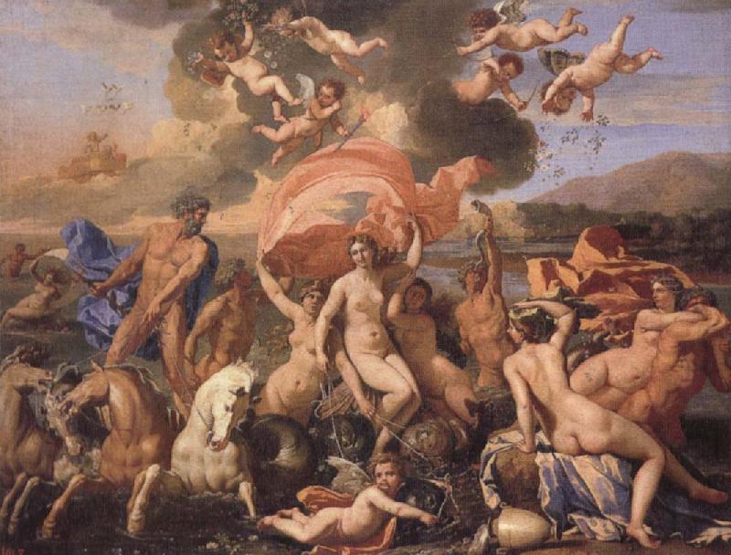 Nicolas Poussin Triumph of Neptune and Amphitrite France oil painting art